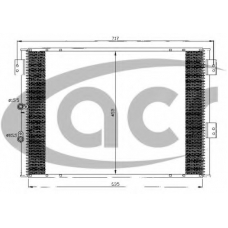 300507 ACR Конденсатор, кондиционер