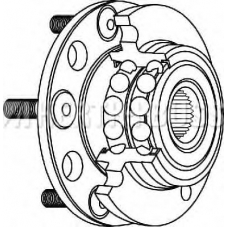 J4710535 NIPPARTS Комплект подшипника ступицы колеса