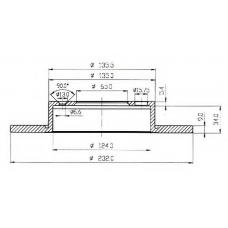 BDC4753BD QUINTON HAZELL Тормозной диск