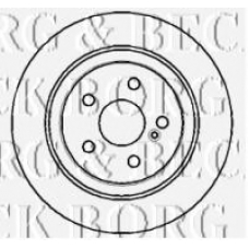 BBD4291 BORG & BECK Тормозной диск