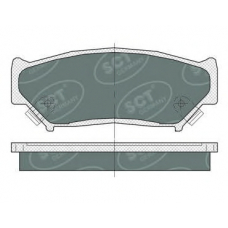 SP 361 SCT Комплект тормозных колодок, дисковый тормоз