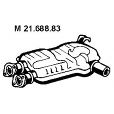 21.688.83 EBERSPACHER Средний глушитель выхлопных газов