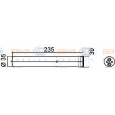 8FT 351 200-391 HELLA Осушитель, кондиционер