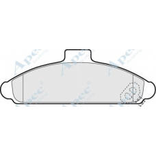 PAD793 APEC Комплект тормозных колодок, дисковый тормоз