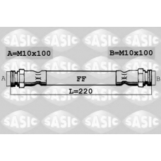 SBH0166 SASIC Тормозной шланг