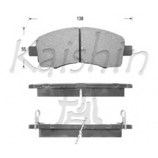 FK7039 KAISHIN Комплект тормозных колодок, дисковый тормоз