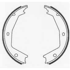 BS1073 QUINTON HAZELL Комплект тормозных колодок, стояночная тормозная с