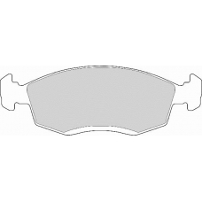 FD6525N NECTO Комплект тормозных колодок, дисковый тормоз