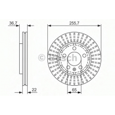 0 986 479 912 BOSCH Тормозной диск