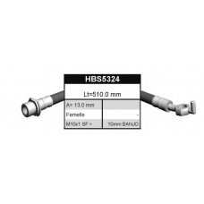 HBS5324 QUINTON HAZELL Тормозной шланг