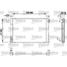 730406 VALEO Радиатор, охлаждение двигателя