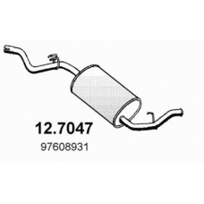 12.7047 ASSO Глушитель выхлопных газов конечный