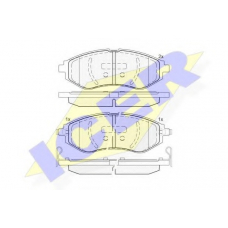 182040 ICER Комплект тормозных колодок, дисковый тормоз