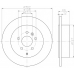 MDC1830 MINTEX Тормозной диск