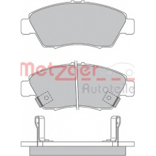 1170388 METZGER Комплект тормозных колодок, дисковый тормоз