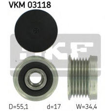 VKM 03118 SKF Механизм свободного хода генератора