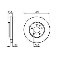 0 986 479 267 BOSCH Тормозной диск