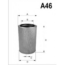 WA6505 QUINTON HAZELL Фильтр воздушный