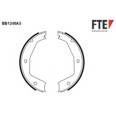 BB1240A5 FTE Комплект тормозных колодок, стояночная тормозная с