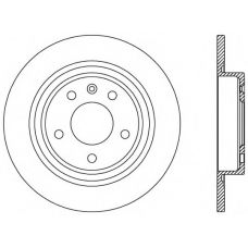 BDR2538.10 OPEN PARTS Тормозной диск