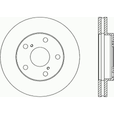 BDA1558.20 OPEN PARTS Тормозной диск