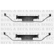 BBK1012 BORG & BECK Комплектующие, колодки дискового тормоза
