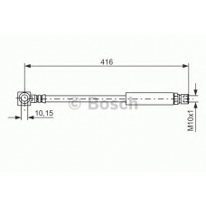 1 987 476 440 BOSCH Тормозной шланг