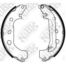FN0584 NiBK Комплект тормозных колодок