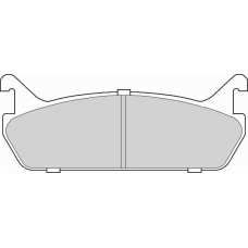 FD6694N NECTO Комплект тормозных колодок, дисковый тормоз