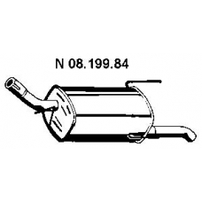 08.199.84 EBERSPACHER Глушитель выхлопных газов конечный