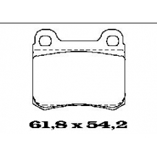 BL1140B1 FTE Колодки тормозные