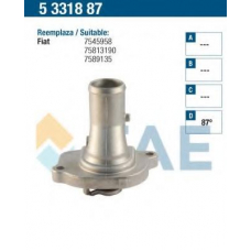 5331887 FAE Термостат, охлаждающая жидкость