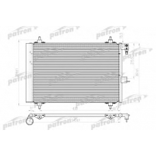 PRS1125 PATRON Конденсатор, кондиционер