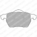 LP1687 DELPHI Комплект тормозных колодок, дисковый тормоз