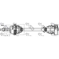 261001 GSP Приводной вал