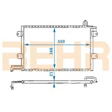 7401191 BEHR Condenser