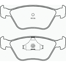 P 24 069 BREMBO Комплект тормозных колодок, дисковый тормоз