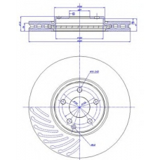142.1246 CAR Тормозной диск