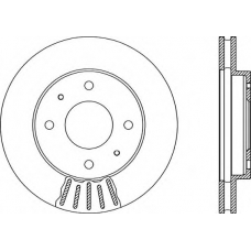 BDA1870.20 OPEN PARTS Тормозной диск