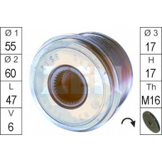 ZN5512 ERA Механизм свободного хода генератора