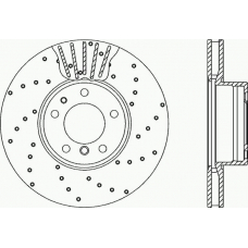 BDRS1096.25 OPEN PARTS Тормозной диск