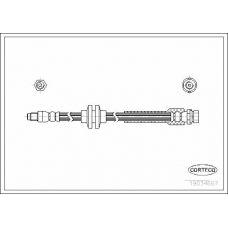 19034667 CORTECO Тормозной шланг