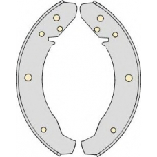 K547556 MGA Комплект тормозов, барабанный тормозной механизм