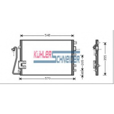 0925101 KUHLER SCHNEIDER Конденсатор, кондиционер