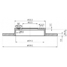 BDC4503 QUINTON HAZELL Тормозной диск