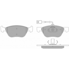 FBP-0972-01 FREMAX Комплект тормозных колодок, дисковый тормоз