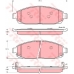 GDB4136 TRW Комплект тормозных колодок, дисковый тормоз