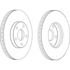 DDF1172-1 FERODO Тормозной диск