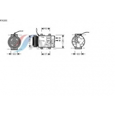 RTK283 AVA Компрессор, кондиционер