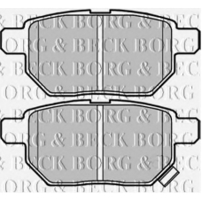 BBP2070 BORG & BECK Комплект тормозных колодок, дисковый тормоз